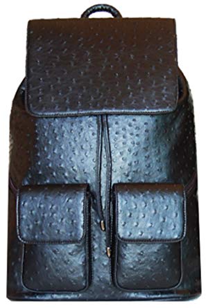 XL Matte Carbon Ostrich Thermal Backpack For Work, Tennis, Travel and Baby