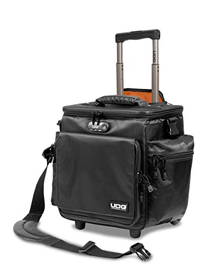 UDG Sling Bag Trolley Deluxe - Black w/Orange Inside
