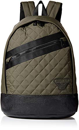 Armani Exchange Men's Quilted Fabric Backpack