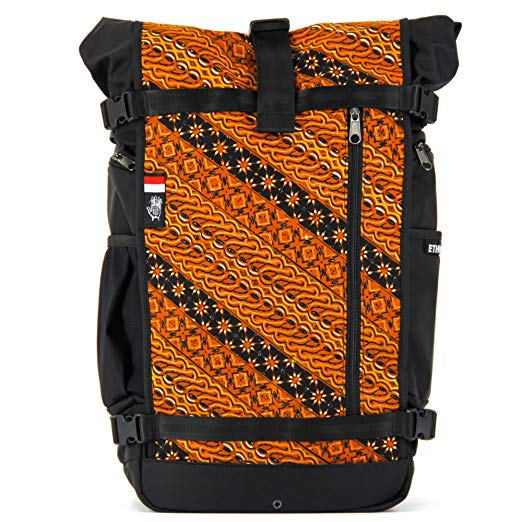 Ethnotek Raja Backpacking Backpack Pack | Hand Woven Tribal Fabric | Large 46L