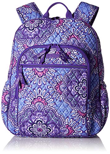 Vera Bradley Women's Campus Tech Backpack Lilac Tapestry Backpack