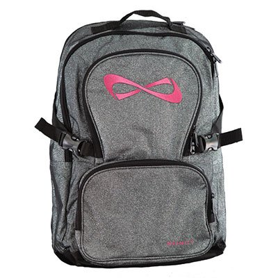 Nfinity Grey/Pink Sparkle Backpack