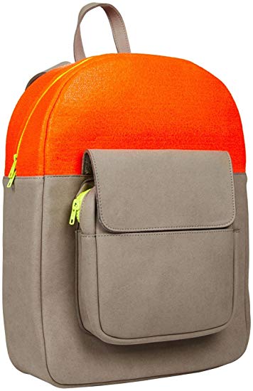 M.R.K.T. Frank 325960B Multipurpose Backpacks, Sweet Tangerine/Stone Grey, One Size