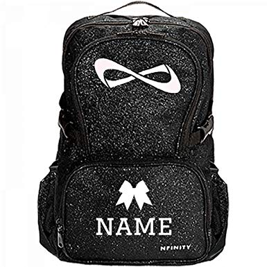 Custom Name Cheer Competition Bag: Nfinity Sparkle Backpack Bag