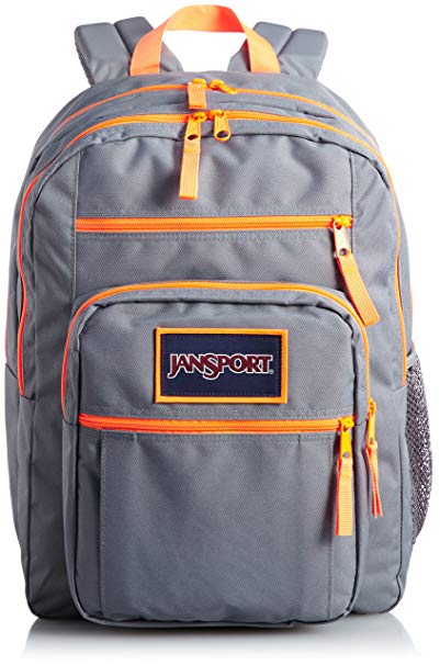 Jansport Big Student Overexposed Shady Gry/Fluor Org T75K0CT
