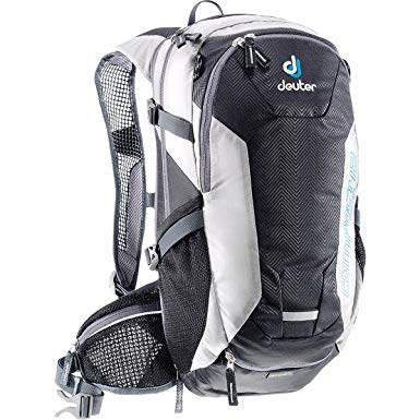 Deuter Compact Exp 12 Backpack, Black/White, 19X9.4X7.1